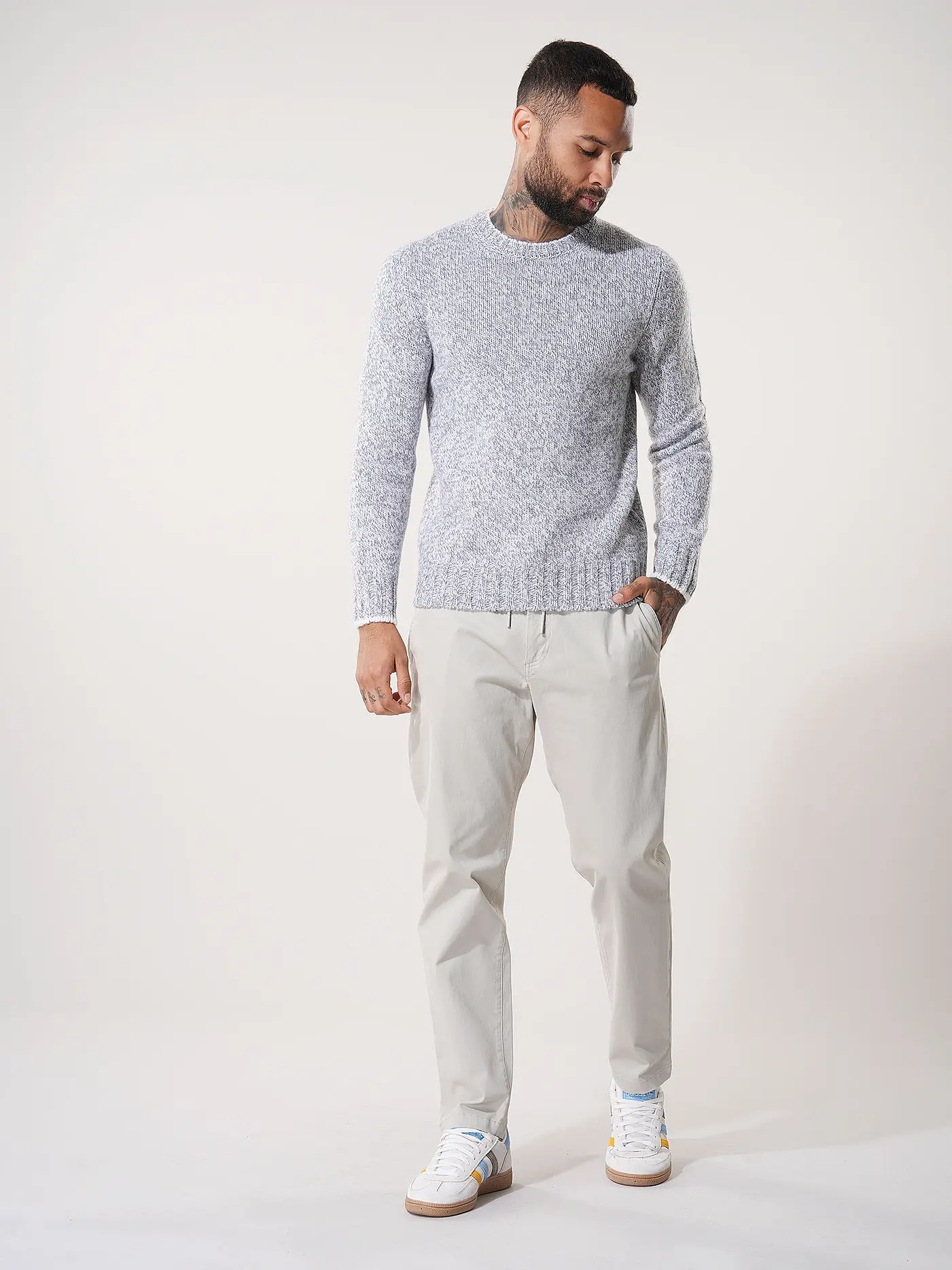 GRAN SASSO | Pullover | hellgrau